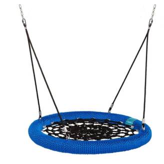 Heavy Duty Commercial 100cm Blue Rope Nest Swing