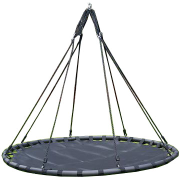 150cm Black Mat Nest Swing