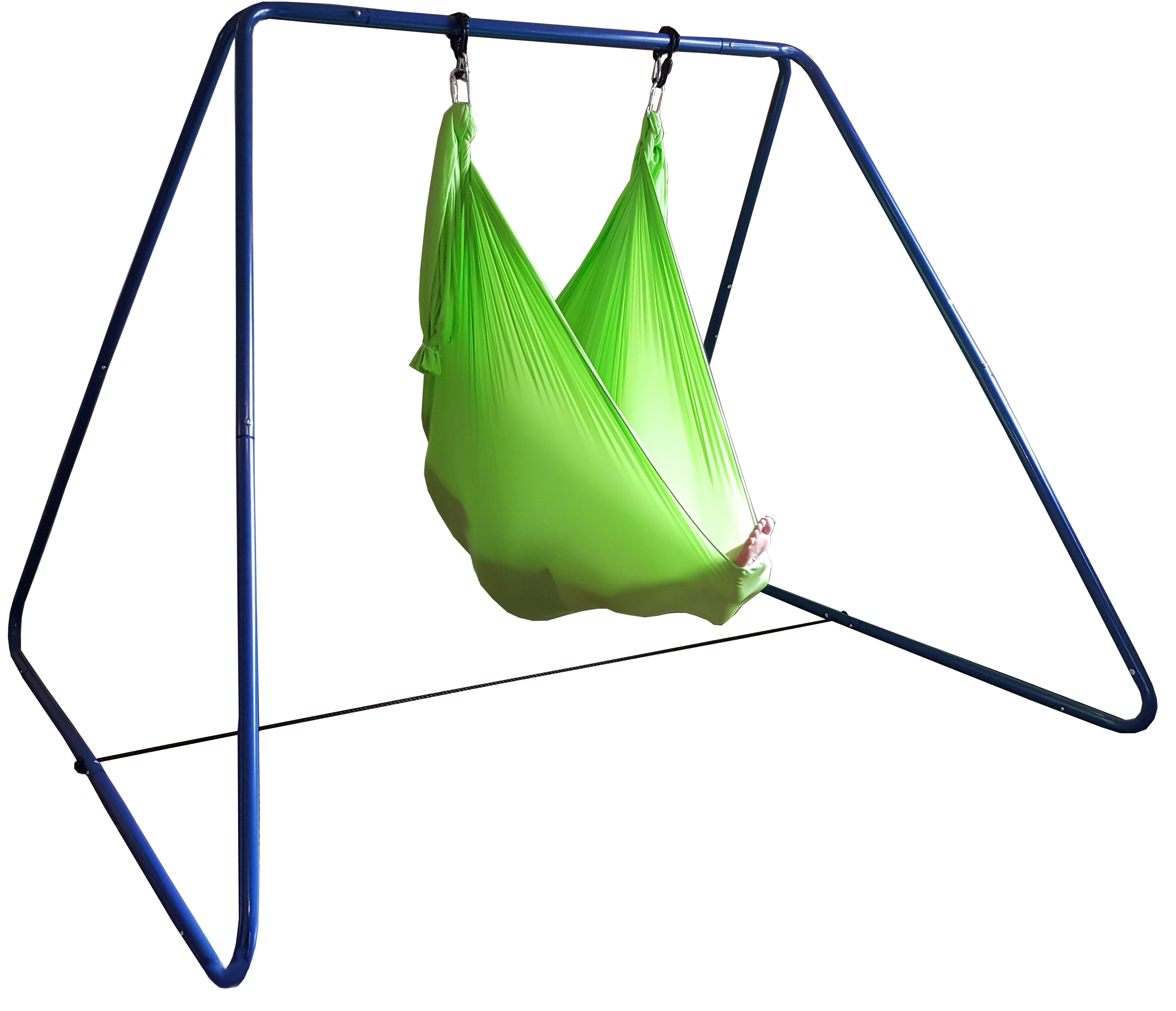 Large Green Nylon Wrap Therapy Swing with Swing Set Stand