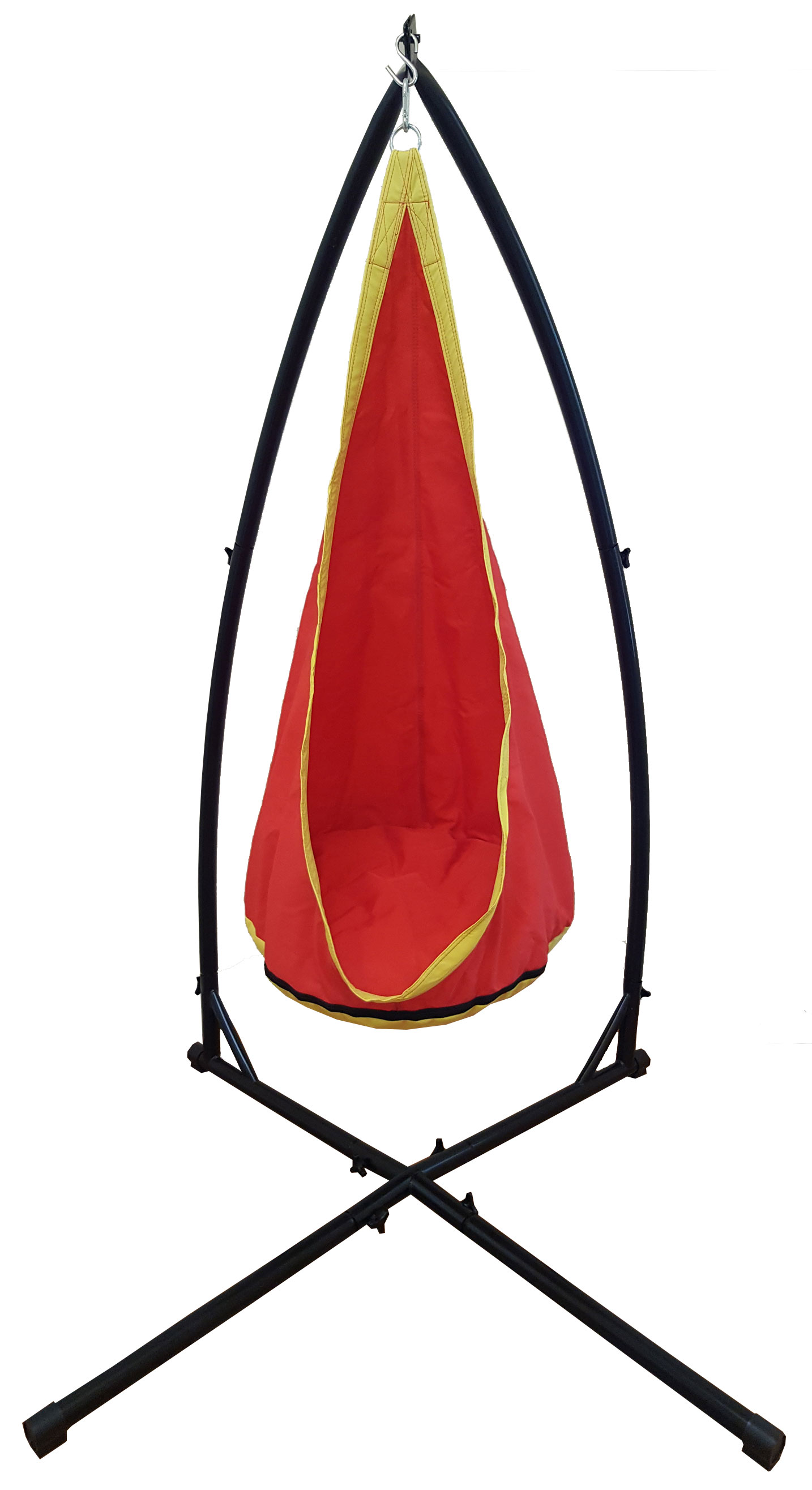 Red and Yellow Waterproof Sensory Swing with Stand