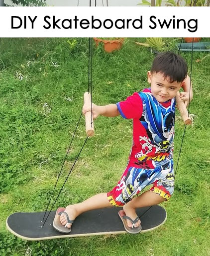 DIY Skateboard Swing - Make Your Own