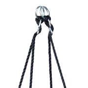 100cm Black Round Mat Nest Swing