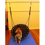 100cm Black Round Mat Nest Swing