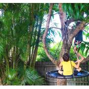 100cm Black Round Mat Nest Swing