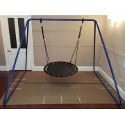 100cm Black Mat Nest Swing with Swing Set Stand