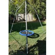 Heavy Duty Commercial 100cm Blue Rope Nest Swing