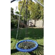 Heavy Duty Commercial 100cm Blue Rope Nest Swing