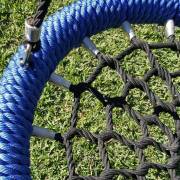 Heavy Duty Commercial 100cm Blue Rope Nest Swing