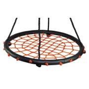 60cm Orange Round Spider Web Nest Swing