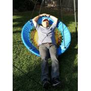 120cm Blue Yellow Incline Elastic Swing