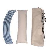150cm Beige Open Hangout with Curved Tripod Stand