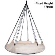 150cm beige open hangout hanging nest with a fixed height of 170cm