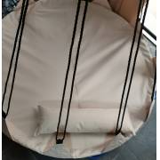 150cm Beige Open Hangout with Curved Tripod Stand
