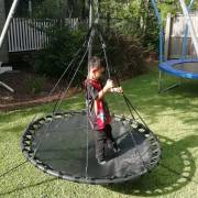 150cm Black Mat Nest Swing
