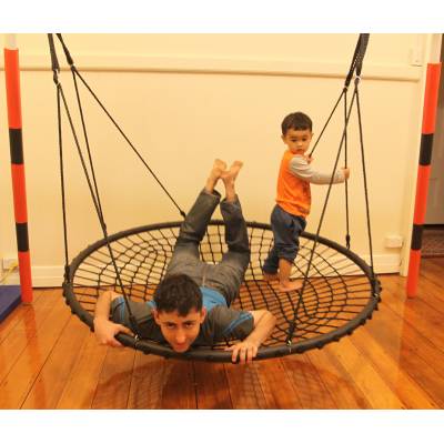 150cm Black Rope Nest Swing