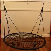 150cm Black Rope Nest Swing