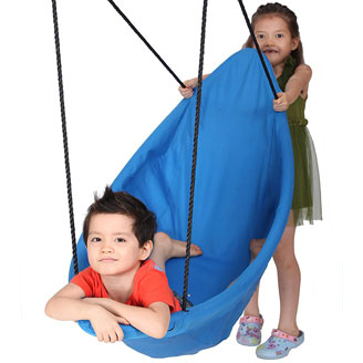 150cm Blue Canoe Nest Swing