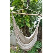 White Cotton Rope Hammock Chair