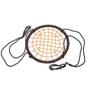60cm Orange Round Spider Web Nest Swing
