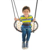 60cm Orange Round Spider Web Nest Swing