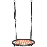 60cm Orange Round Spider Web Nest Swing