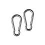 7cm Steel Carabiners: Pair