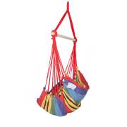 Bright Multi Colour Hammock Chair with Pillows