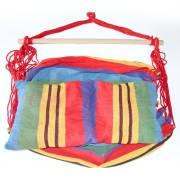 Bright Multi Colour Hammock Chair with Pillows