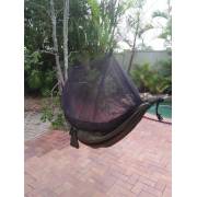 Dark Green Mosquito Net Hammock and Tree