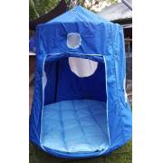 XL Blue Hangout with Pillow