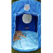 XL Blue Hangout with Pillow