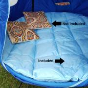 XL Blue Hangout with Pillow