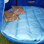 XL Blue Hangout with Pillow