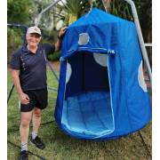 XL Blue Hangout with Pillow