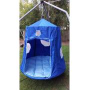 XL Blue Hangout with Pillow