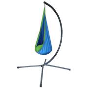 Blue and Green Waterproof Sensory Swing with C Stand