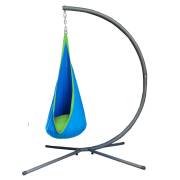 Blue and Green Waterproof Sensory Swing with C Stand