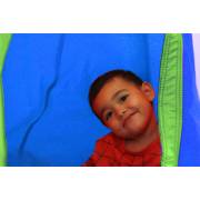 Blue and Green Waterproof Sensory Swing with Stand