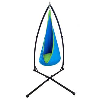 Blue and Green Waterproof Sensory Swing with Stand