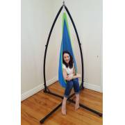 Blue and Green Waterproof Sensory Swing with Stand