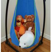 Blue and Green Waterproof Sensory Swing with Stand
