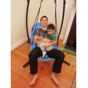 Blue Oval Seat Swing