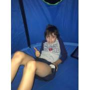 Blue Hangout Hanging Nest with Tripod Stand
