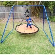 150cm Orange Mat Nest Swing with Swing Set Stand