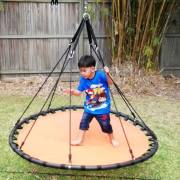 150cm Orange Mat Nest Swing