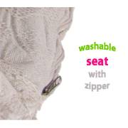 Brazilian Woven Cotton Padded Hammock Chair with Tassels