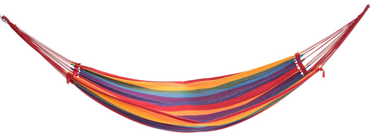 Medium Bright Multi Coloured Canvas Hammock - Heavenly Hammocks