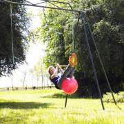 Heavy Duty Red Buey Ball Swing