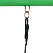 Swing hanger and ring under the green top bar