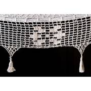 King Size Outdoor Cream Cotton Mexican Hammock with Fringe and Tassels